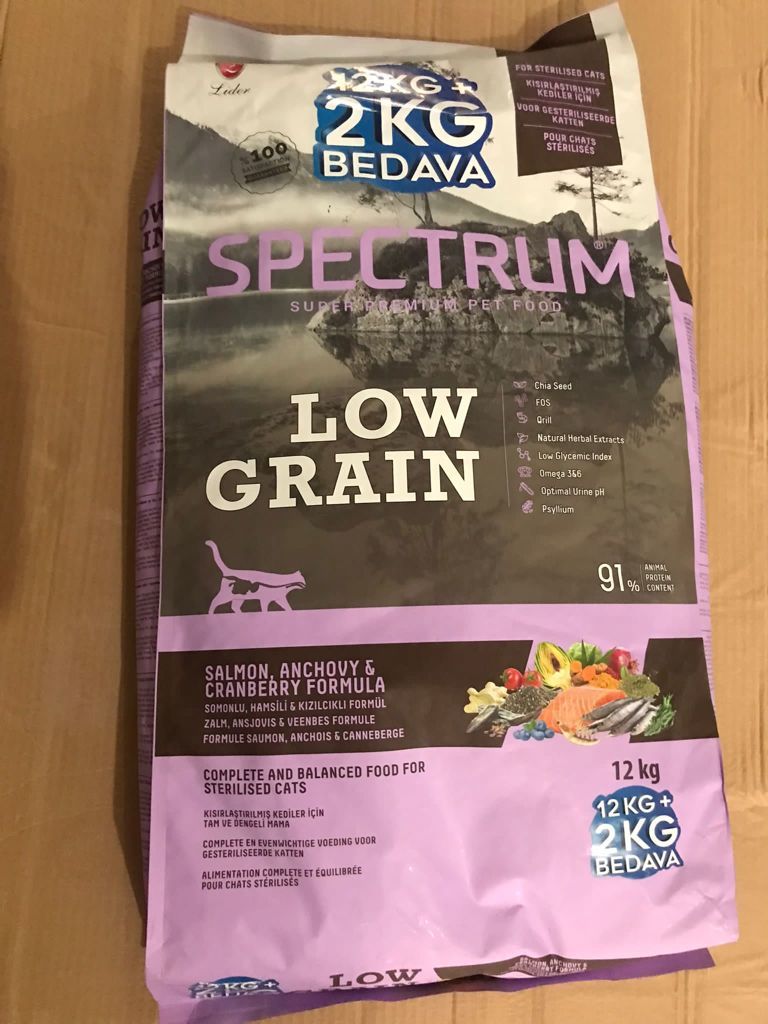 LOW GRAİN KEDİ STERİL SOMOIN&HAMSİ 12+1 KG..(400)