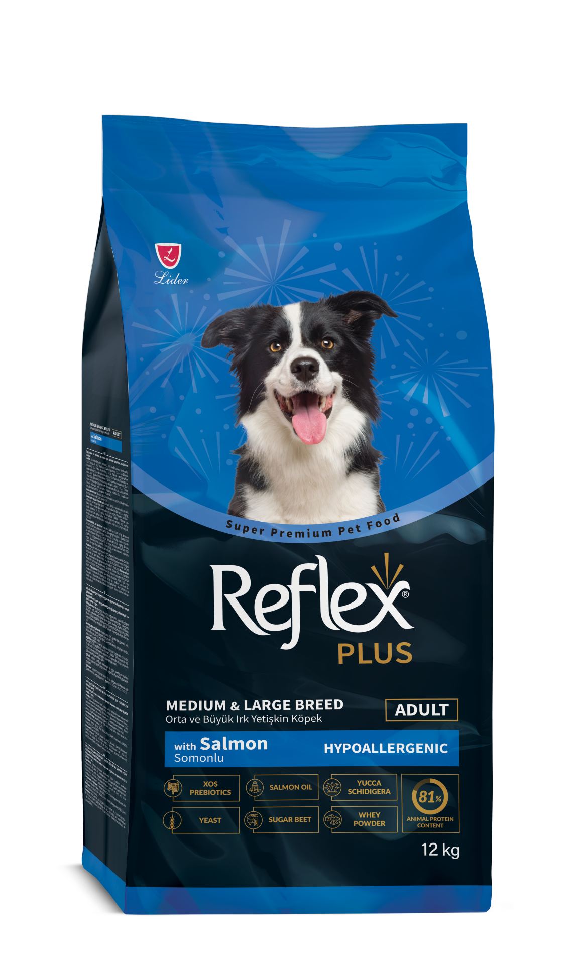 REF.PLUS KÖP MAM (M-L) ADULT SOMONLU 12KG...(784)