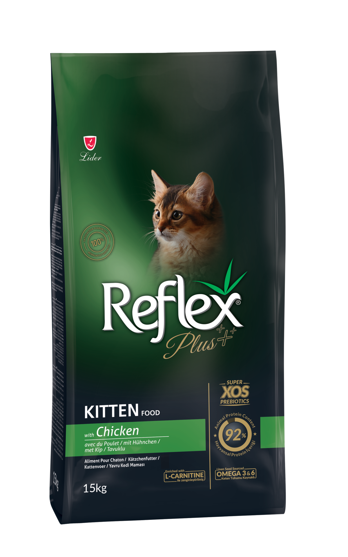 REF.PLUS KEDİ MAM YAVRU-TAVUKLU 15+1KG..(755)