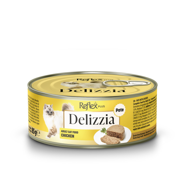 REFLEX DELİZZİA KEDİ KONS  TAVUKLU  85GR*12..(348)