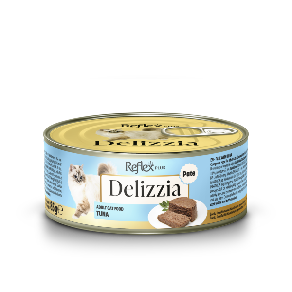REFLEX DELİZZİA KEDİ KONS BALIKLI 85GR*12..(379)