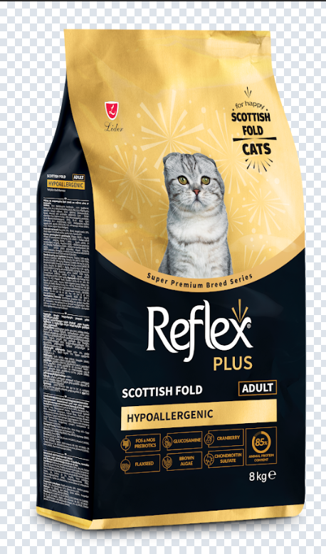 REF.PLUS SCOTTİSH YETİŞKİN KEDİ MAMASI 8KG..(511)