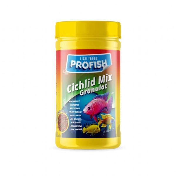 PROFİSH BALIK YEMİ CİCHLİD MİX GRANUL 100ML*6(040)