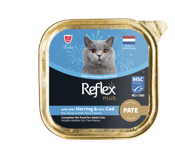 REF.PLUS KEDİ ALM RİNGA-MORİNA PATE 85GR*16..(858)