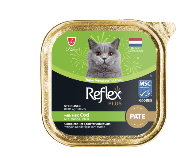 REF.PLUS KEDİ ALM STERİL-MORİNA PATE 85GR*16.(206)