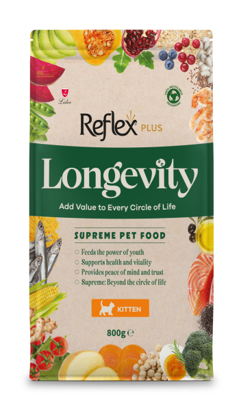 REF PLUS LONGEVITY YAVRU KEDİ MAM 800 GR*12..(553)