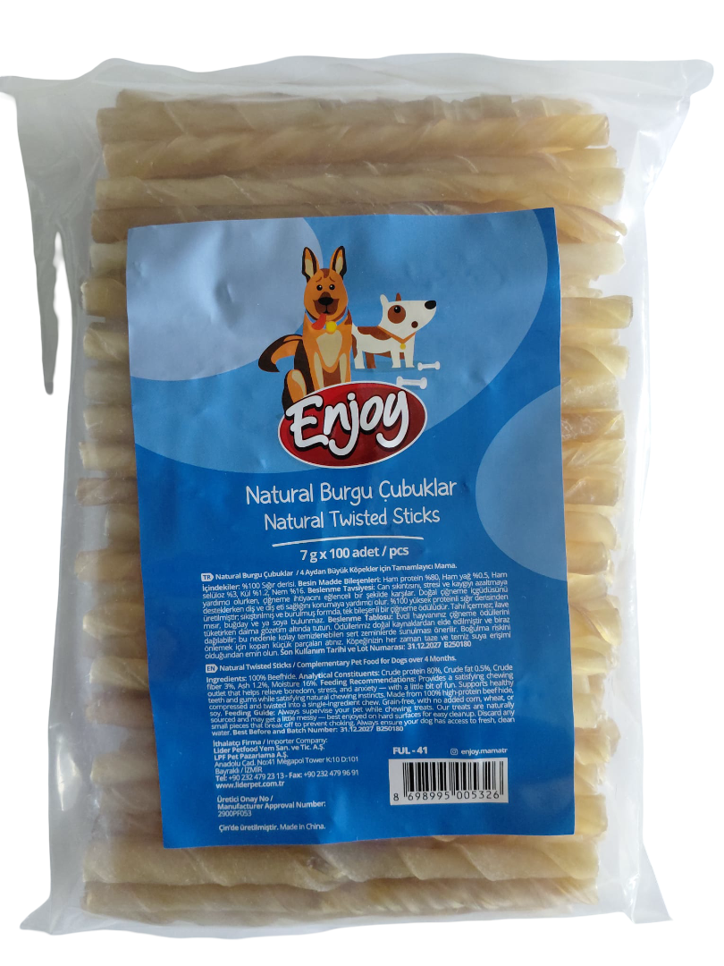 ENJOY NATUREL BURGU ÇUBUK 7GR 100'LÜ..(6033)