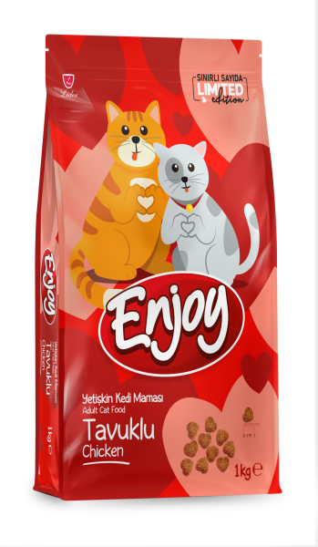 ENJOY KEDİ MAM TAVUKLU 1KG*15...(997)