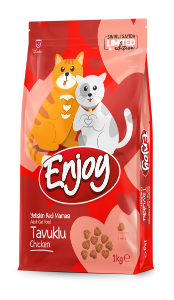 ENJOY KEDİ MAM TAVUKLU 1KG*15...(997)