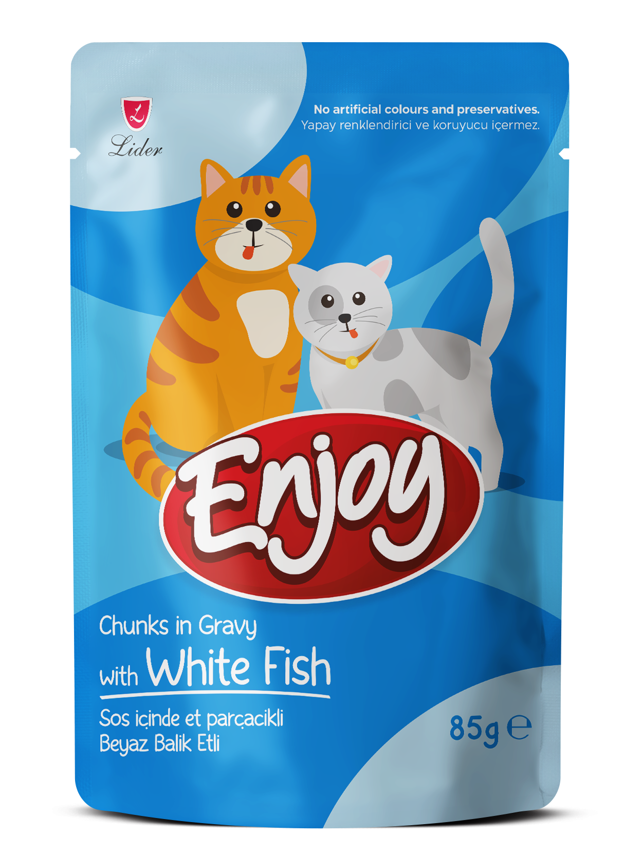 ENJOY KEDİ POUCH BALIKLI 85GR*22...(624)