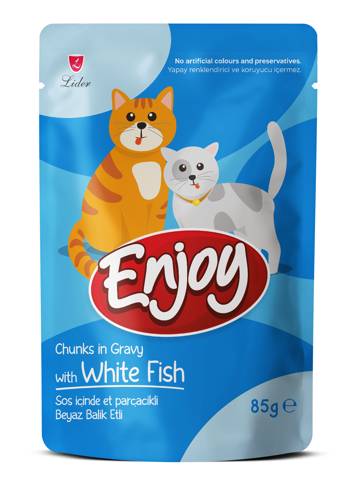 ENJOY KEDİ POUCH BALIKLI 85GR*22...(624)