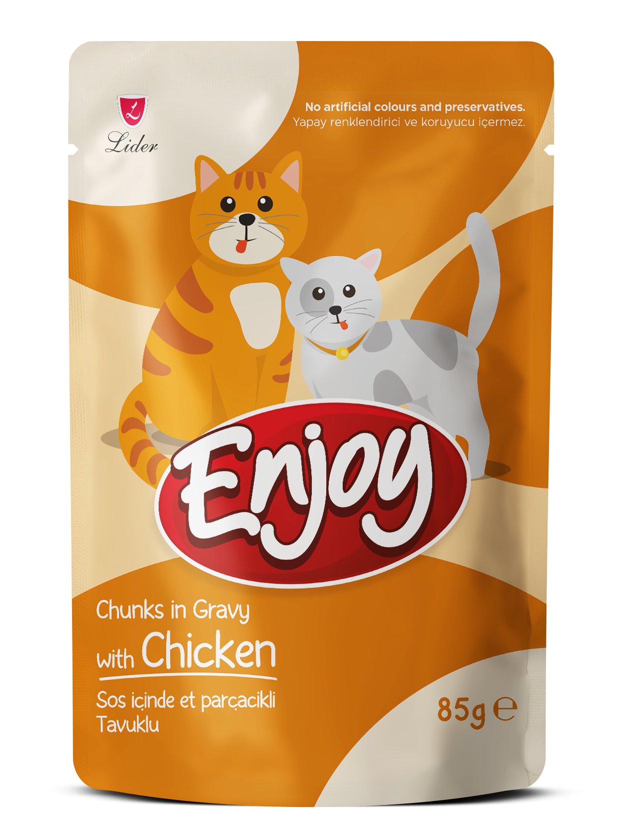 ENJOY KEDİ POUCH TAVUKLU 85GR*22...(648)