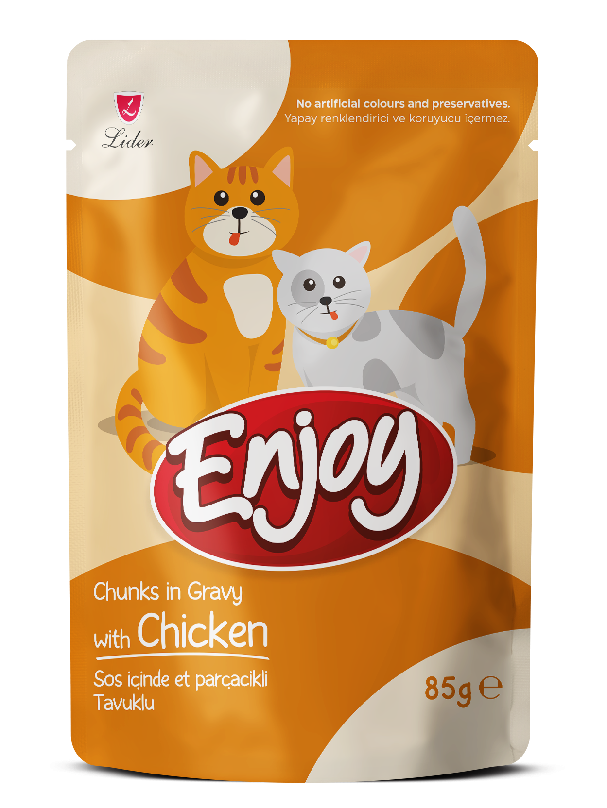 ENJOY KEDİ POUCH TAVUKLU 85GR*22...(648)