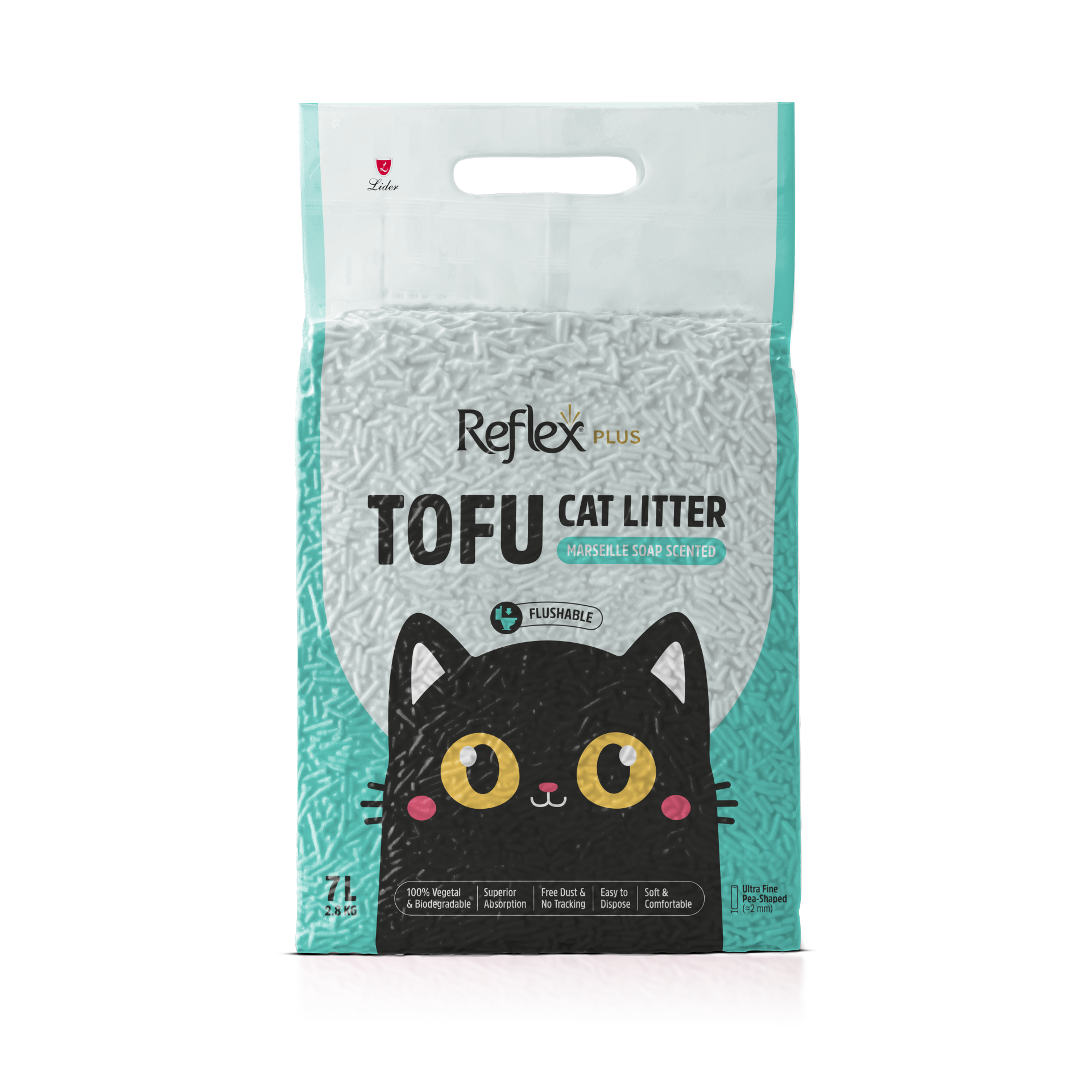 REF PLUS TOFU KEDİ KUMU MARSİLYA SABUN 7 LT.(126)