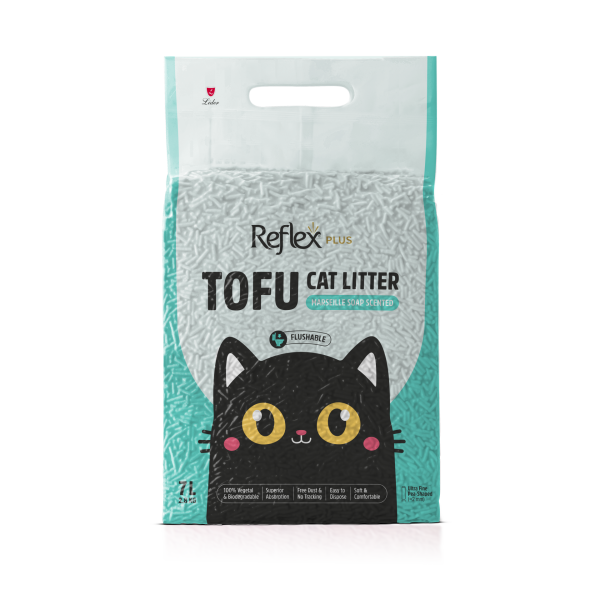REF PLUS TOFU KEDİ KUMU MARSİLYA SABUN 7 LT.(126)