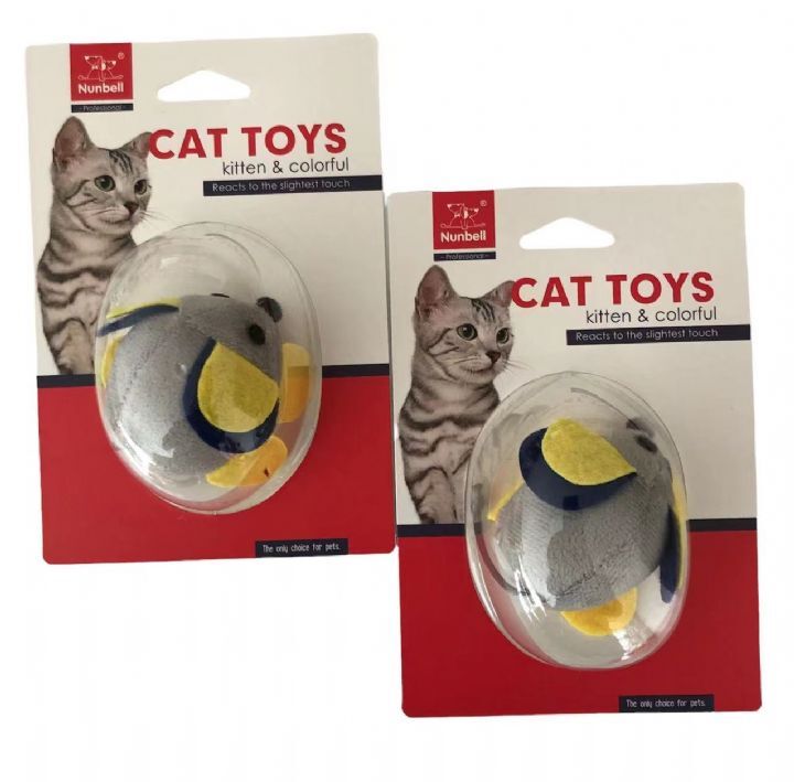 NUNBELL KEDİ OYUNCAĞI ÇEK BIRAK FARE..(827)