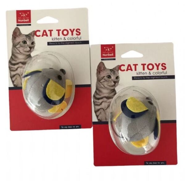 NUNBELL KEDİ OYUNCAĞI ÇEK BIRAK FARE..(827)