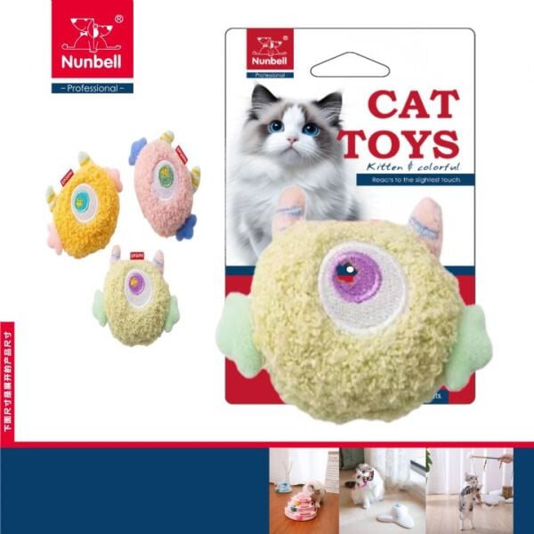NUNBELL KEDİ OYUNCAĞI PELUŞ..(428)