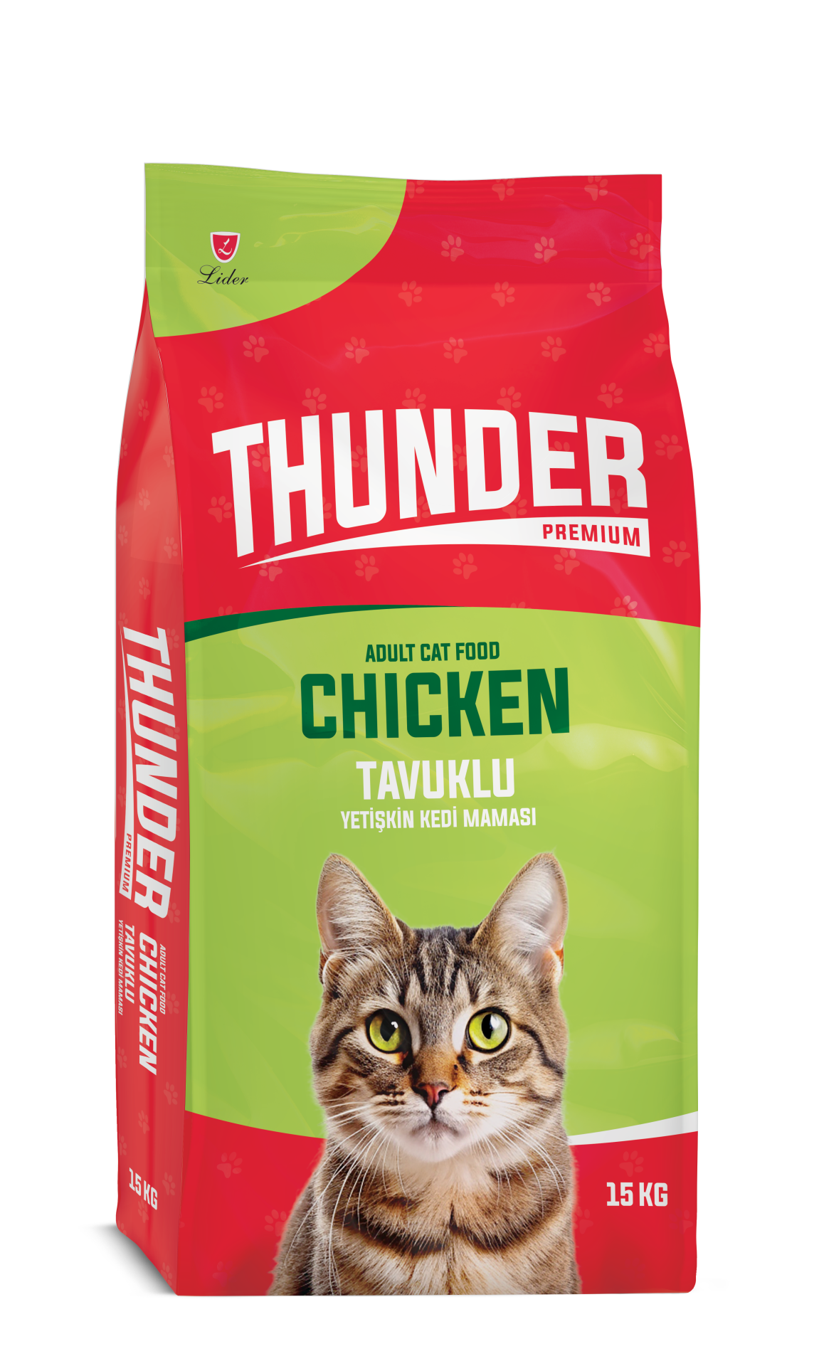 THUNDER KEDİ MAMASI TAVUK 15KG..(250)