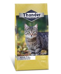 THUNDER KEDİ MAMASI TAVUK 15KG..(250)