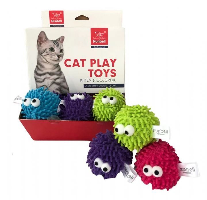 NUNBELL KEDİ OYUN SEVİMLİ CANAVAR 24LÜ...(012)