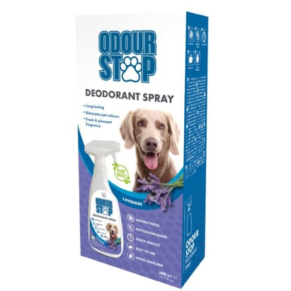 M-PETS ODOUR STOP DEODORAN SPRAY LAVANT 500ML(264)