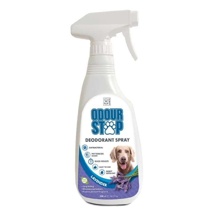 M-PETS ODOUR STOP DEODORAN SPRAY LAVANT 500ML(264)