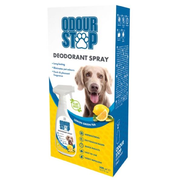 M-PETS ODOUR STOP DEODORAN SPRAY LİMON 500ML.(257)