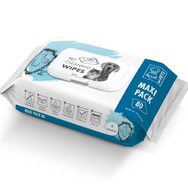 M-PETS ANTİBAKTERİAL KEDİ-KÖP TEM MENDİ 80Lİ.(542)