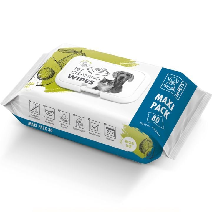 M-PETS KEDİ-KÖP TEM MENDİLİ AVAKODA 80Lİ.(535)