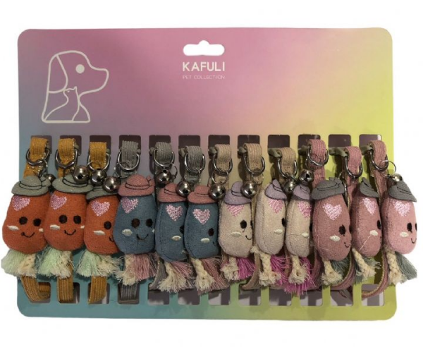 KAFULİ KEDİ BOYUN TASMASI FİGÜRLÜ 12Lİ SET...(498)