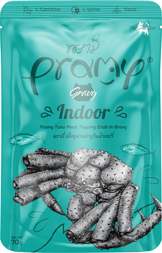 PRAMY KEDİ MAMA TON BALIK-YENGEÇLİ 12*70GR..(423)