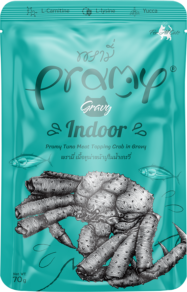 PRAMY KEDİ MAMA TON BALIK-YENGEÇLİ 12*70GR..(423)