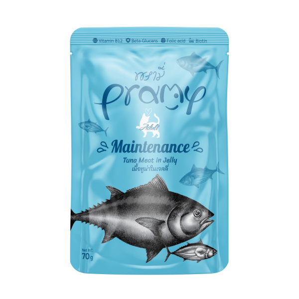 PRAMY KEDİ MAM YAĞSIZ TON BALIKLI 12*70GR...(263)