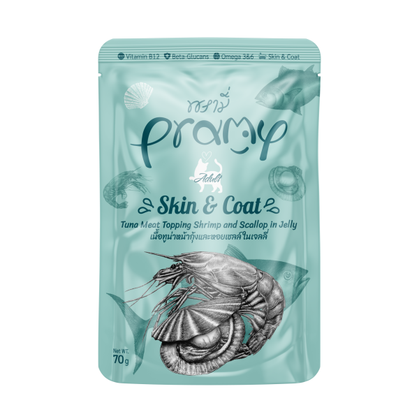 PRAMY KEDİ MAM KARİDES-DENİZ TAR-TON 12*70GR.(317)