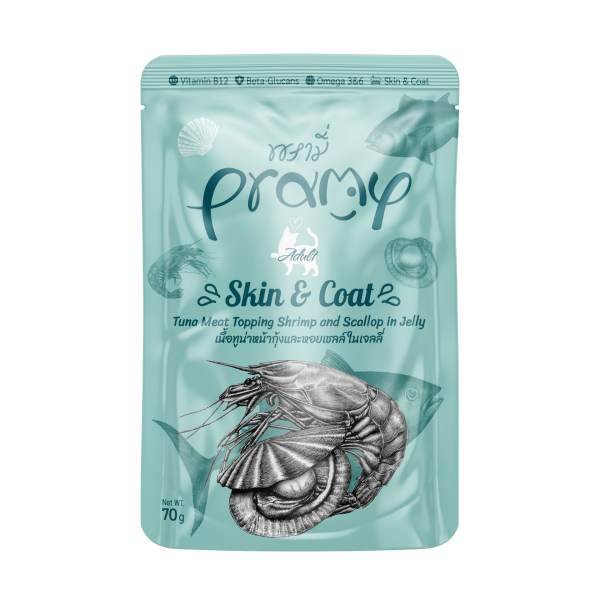 PRAMY KEDİ MAM KARİDES-DENİZ TAR-TON 12*70GR.(317)