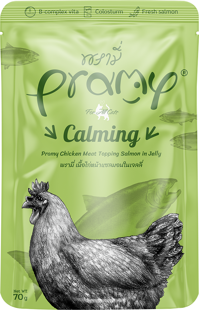 PRAMY KEDİ MAM SOMONLU-TAVUKLU 12*70GR..(478)