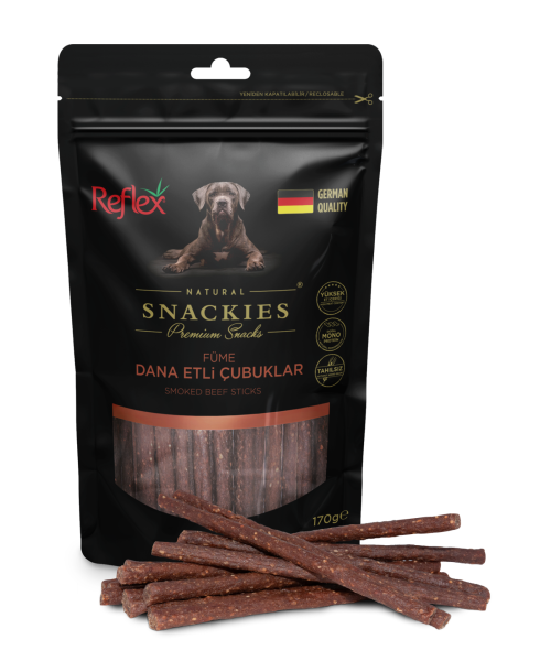 REF.SNACKİES FÜME DANA ETLİ ÇUBUK 170GR*16..(926)