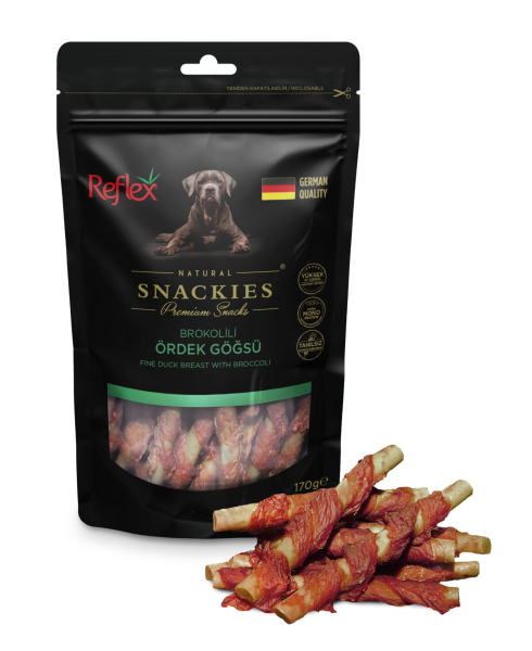 REF.SNACKİES BROKOLİLİ ÖRDEK GÖĞSÜ 170GR*16..(971)