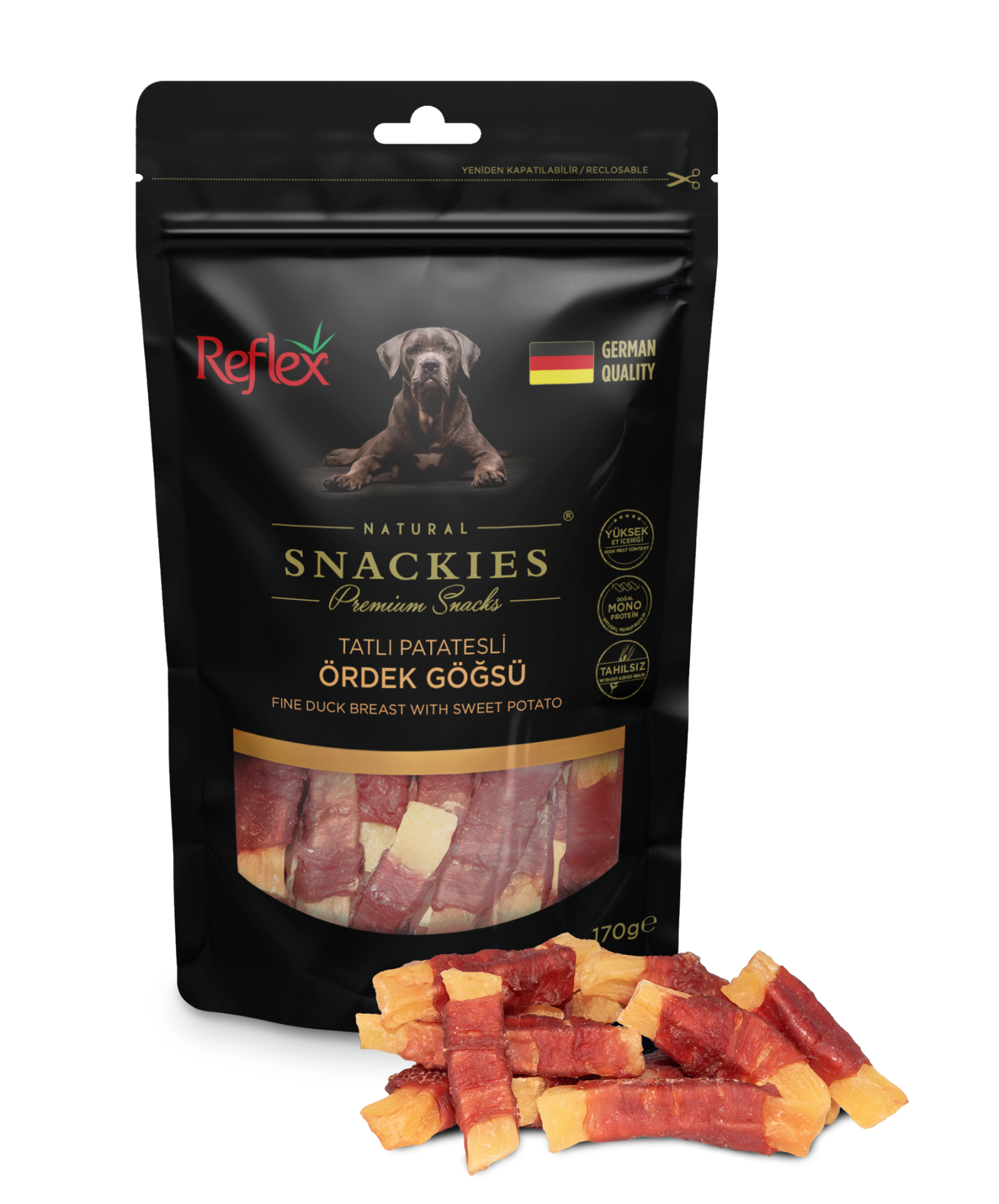 REF.SNACKİES PATATESLİ ÖRDEK GÖĞSÜ 170GR*16.(988)