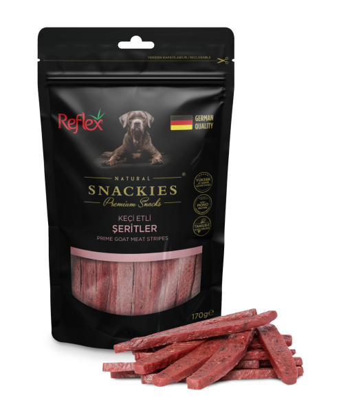 REF.SNACKİES KEÇİ ETLİ ŞERİTLER 170GR*16..(008)