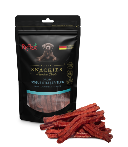 REF.SNACKİES ÖRDEK GÖĞÜS ETLİ ŞERİT 90GR*16.(957)