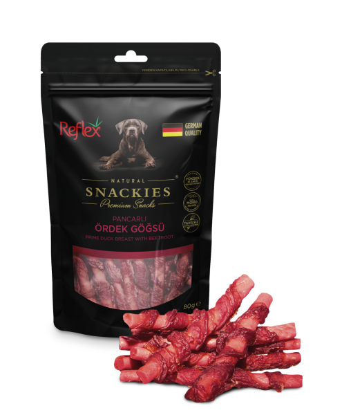 REF.SNACKİES PANCARLI ÖRDEK GÖĞSÜ 80GR*16..(964)