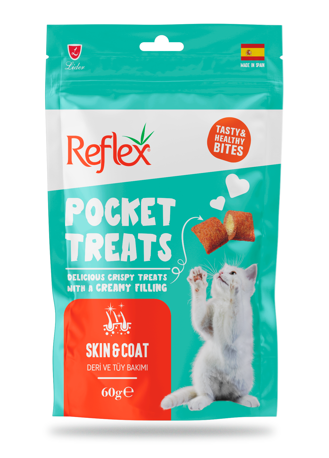 REF. POCKET TREATS DERİ VE TÜY BAK 60GR*10..(684)