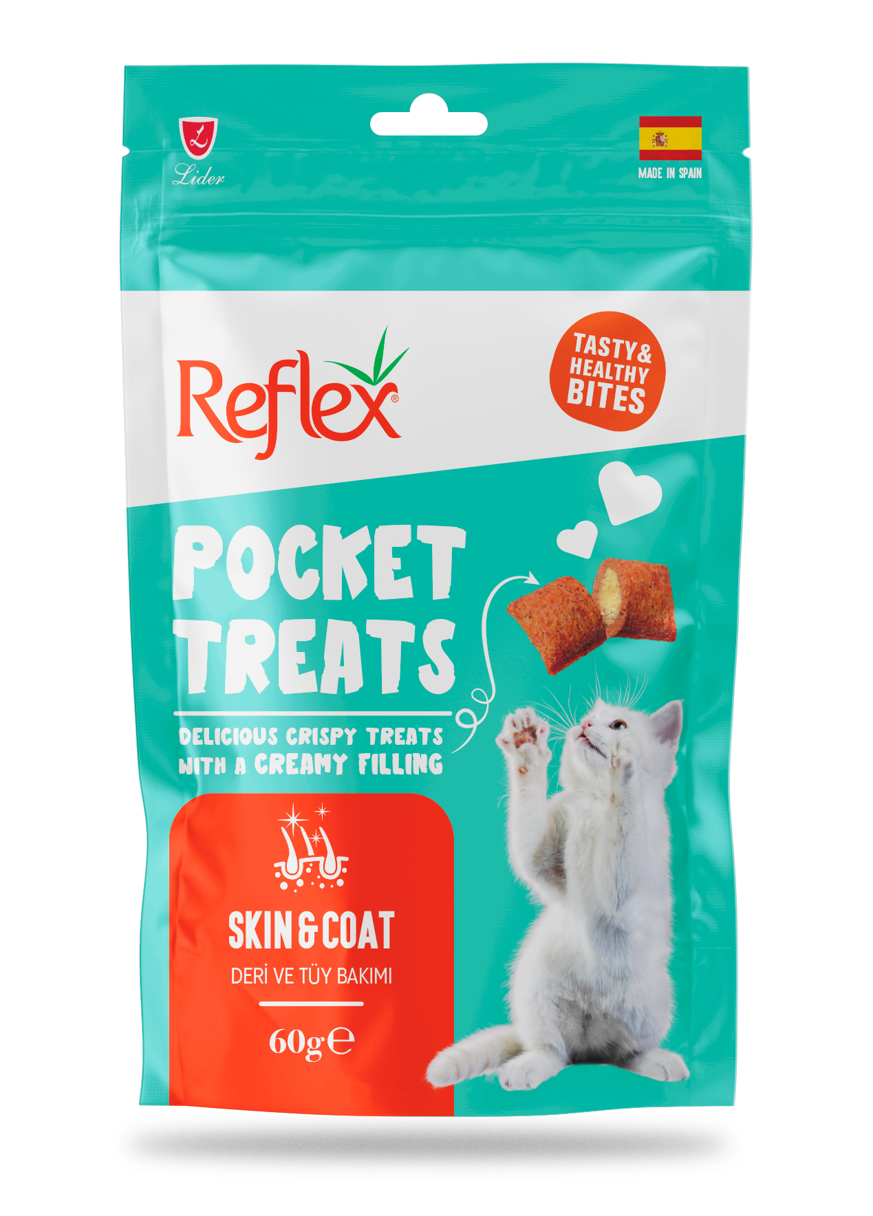 REF. POCKET TREATS DERİ VE TÜY BAK 60GR*10..(684)