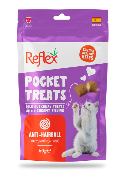 REF. POCKET TREATS TÜY YUM KONTROL 60GR*10..(691)