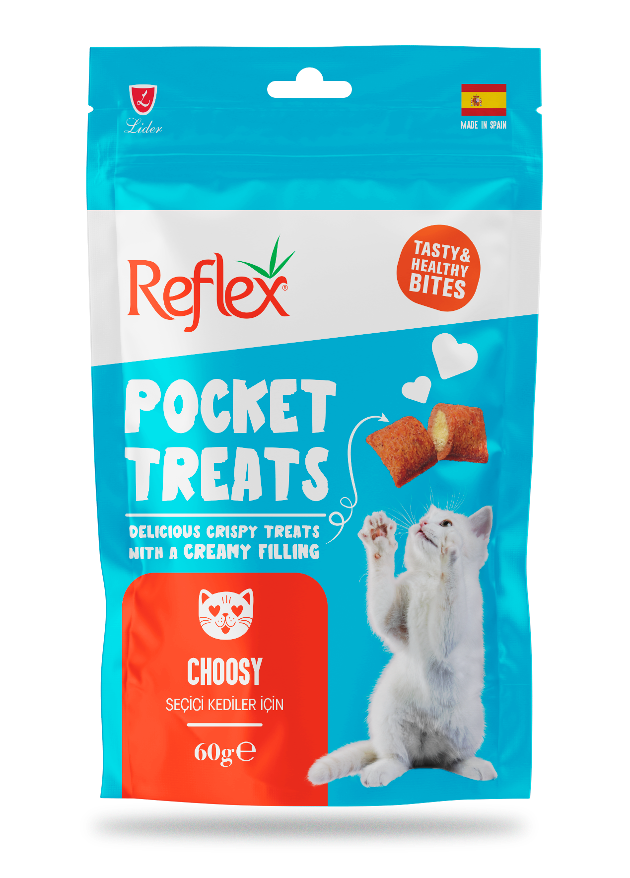REF. POCKET TREATS SEÇİCİ KEDİ İÇİN 60GR*10..(721)