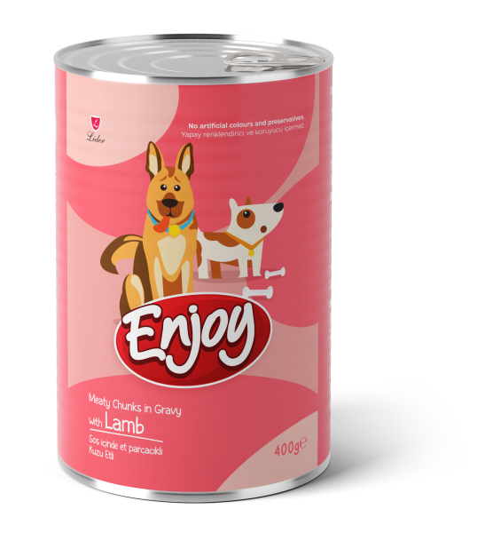 ENJOY KÖP KONS KUZU ETLİ 400 GR*12...(716)