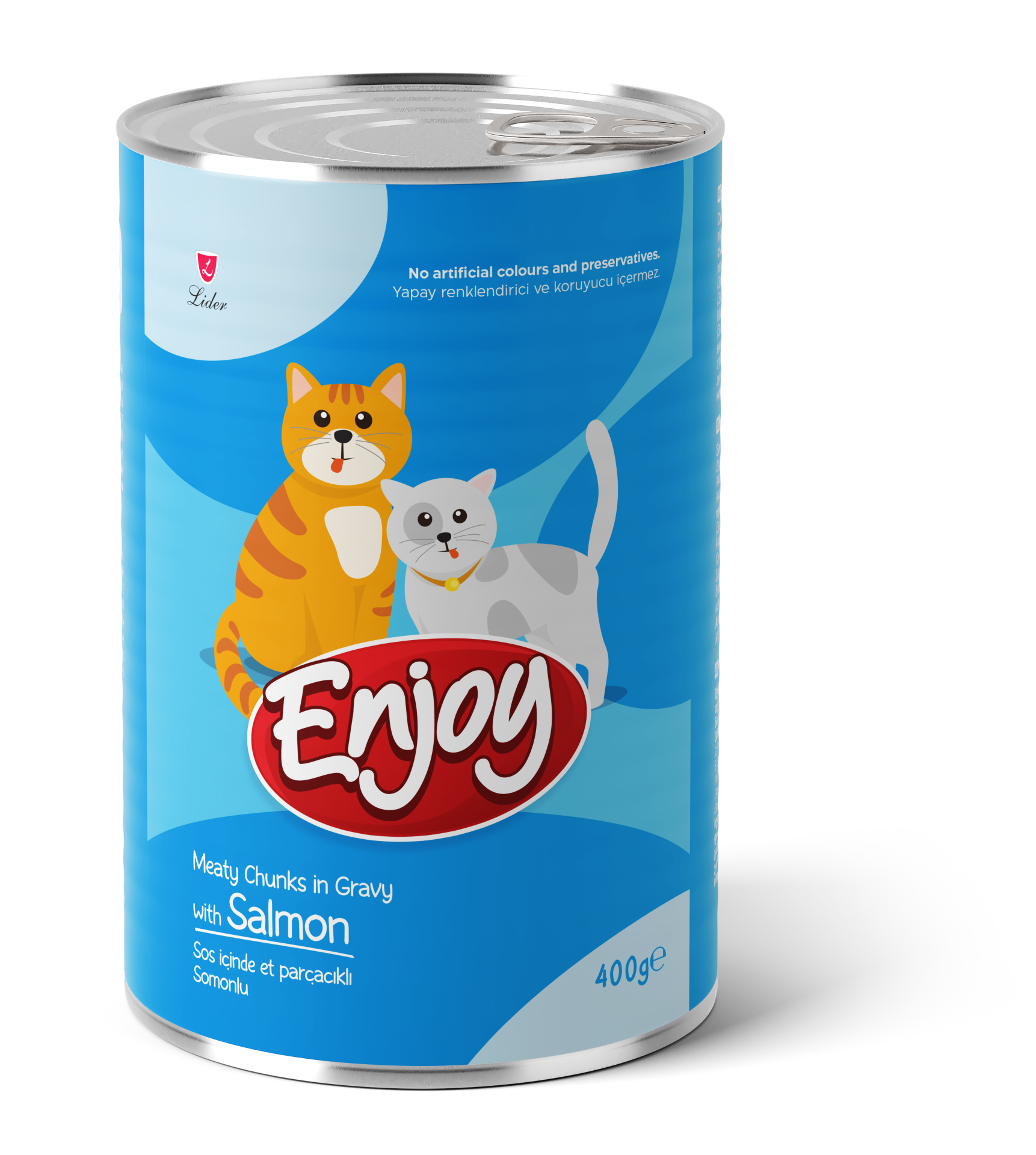 ENJOY KEDİ KONS SOMONLU 400 GR*12...(754)