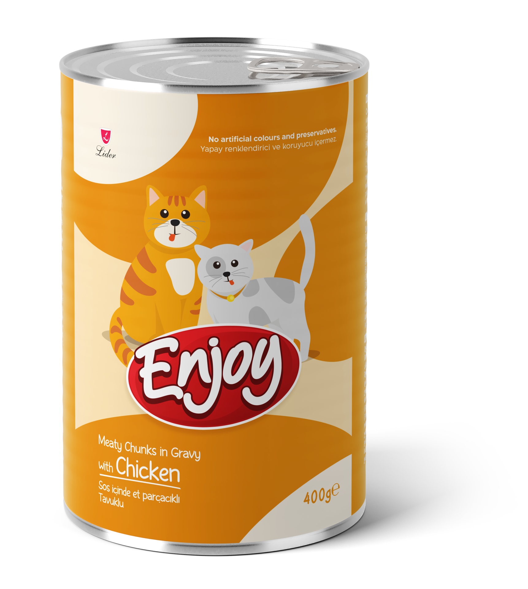 ENJOY KEDİ KONS TAVUKLU 400 GR*12...(761)